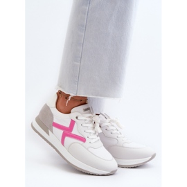 Tênis plataforma feminino INBLU IN000362 branco 2