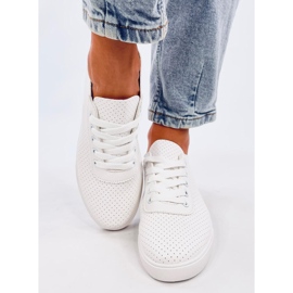 Tênis feminino Costier White com aberturas branco 1