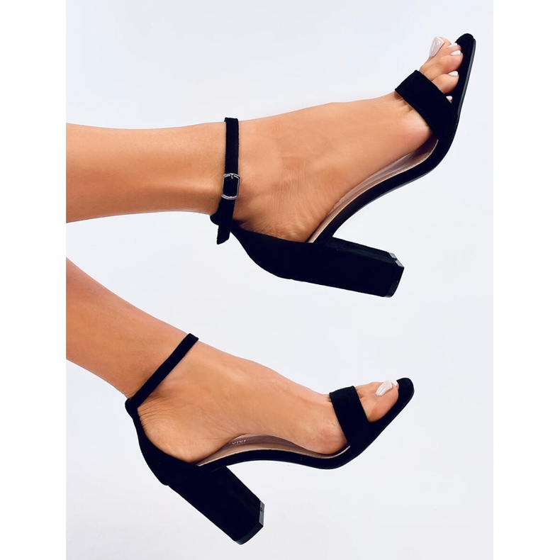 Monner Sandálias pretas de salto alto preto 1