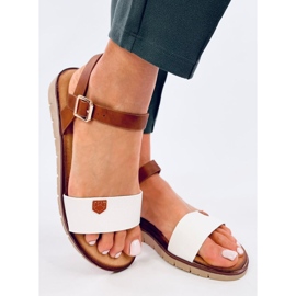 Sandálias femininas Almera White branco 1