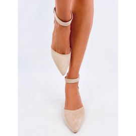 Sapatos de salto baixo Dacrem Bege 1