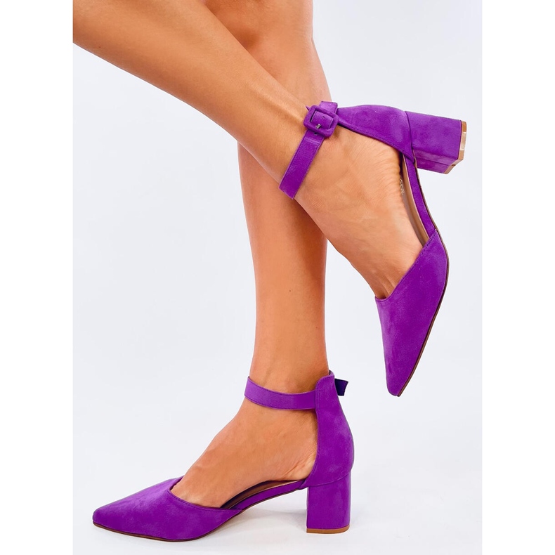 Sapatos de salto baixo Dacrem LT.PURPLE roxo 2