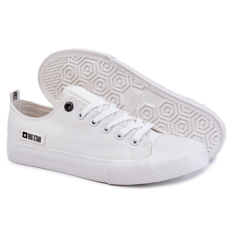 Tênis de baixo material masculino Big Star KK174006 Branco 4