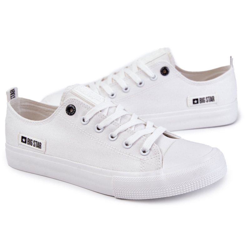 Tênis de baixo material masculino Big Star KK174006 Branco 3