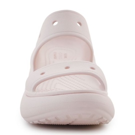 Crocs esmagar a sandália 207670-6ur chinelos rosa 2