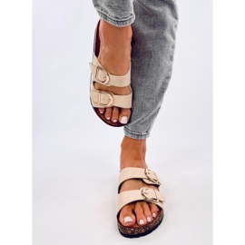 Chinelos de cortiça bege Scholki Byrd 1