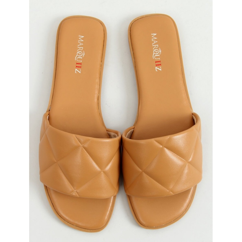 Sandália matelassê Cray Camel marrom 1