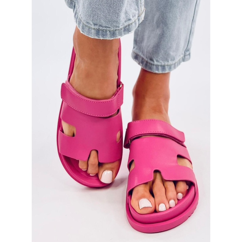 Chinelos femininos Tawny Peach rosa 1