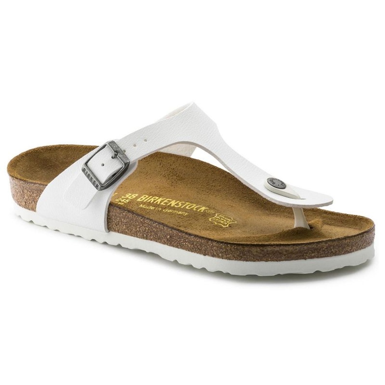 Chinelos Birkenstock Gizeh Bs 0745531 branco 1