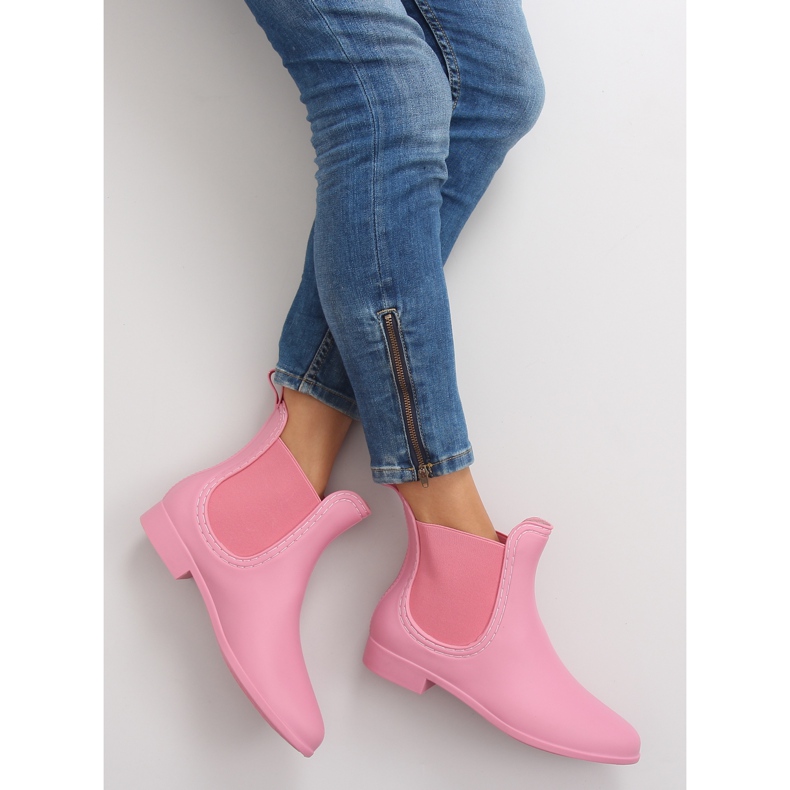 Galochas femininas D24p rosa 1