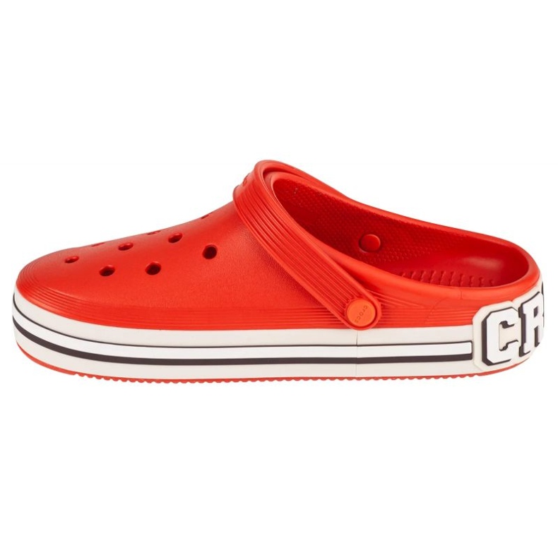 Tamanco com logotipo Crocs Off Court 209651-625 vermelho 1