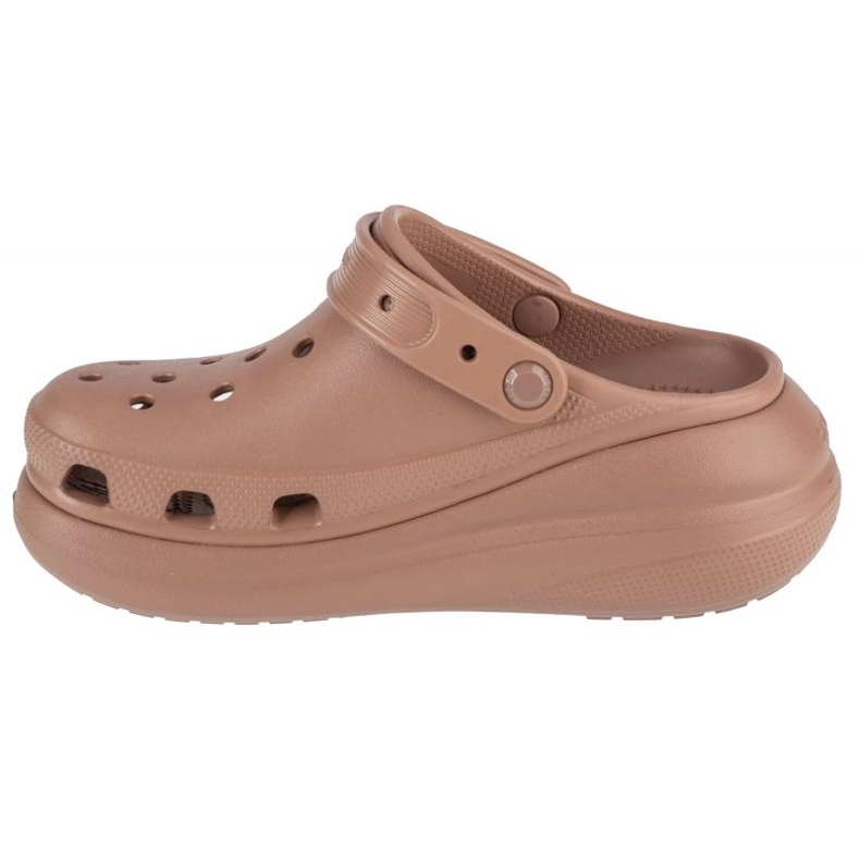 Chinelos Crocs Crush Clog W 207521-2Q9 bege 1 Chinelos Crocs Crush Clog W 207521-2Q9 bege 1