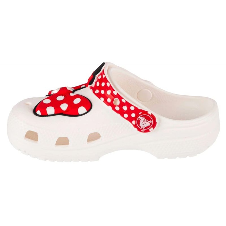 Chinelos Crocs Classic Disney Minnie Mouse 208710-119 branco 1