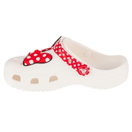 Chinelos Crocs Disney Minnie Mouse 208711-119 branco 1