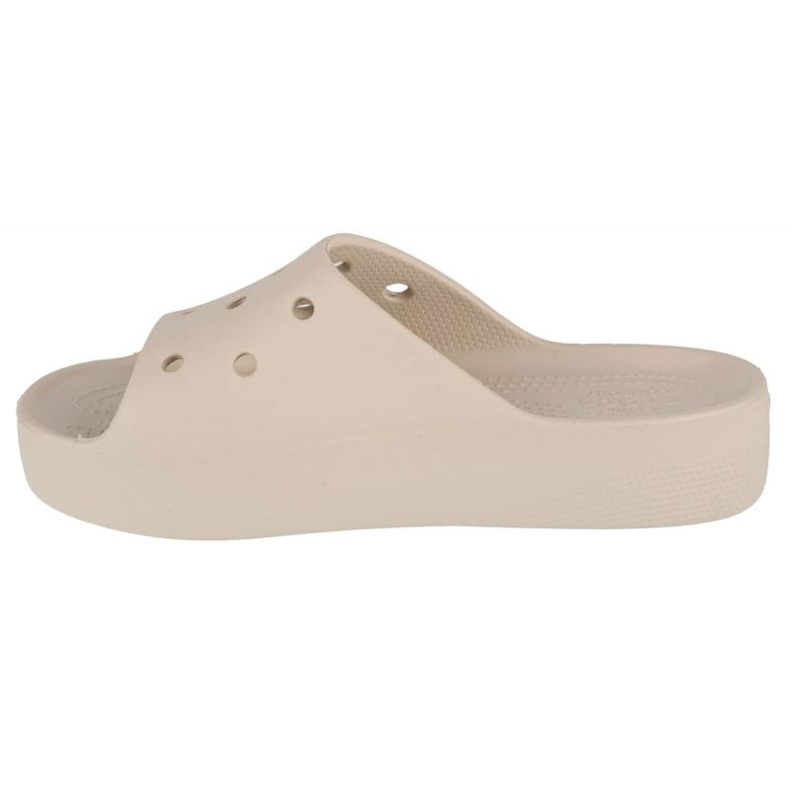 Chinelos Crocs Classic Platform Slide 208180-2Y2 bege 1