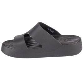 Chinelos Crocs Gataway Platform H-Strap 209409-001 preto 1