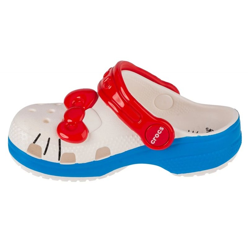 Chinelos Crocs Classic Hello Kitty Iam Clog T 209469-100 branco 1 Chinelos Crocs Classic Hello Kitty Iam Clog T 209469-100 branco 1