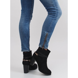 Botas de salto alto com camurça 3701 preto 2 Botas de salto alto com camurça 3701 preto 2