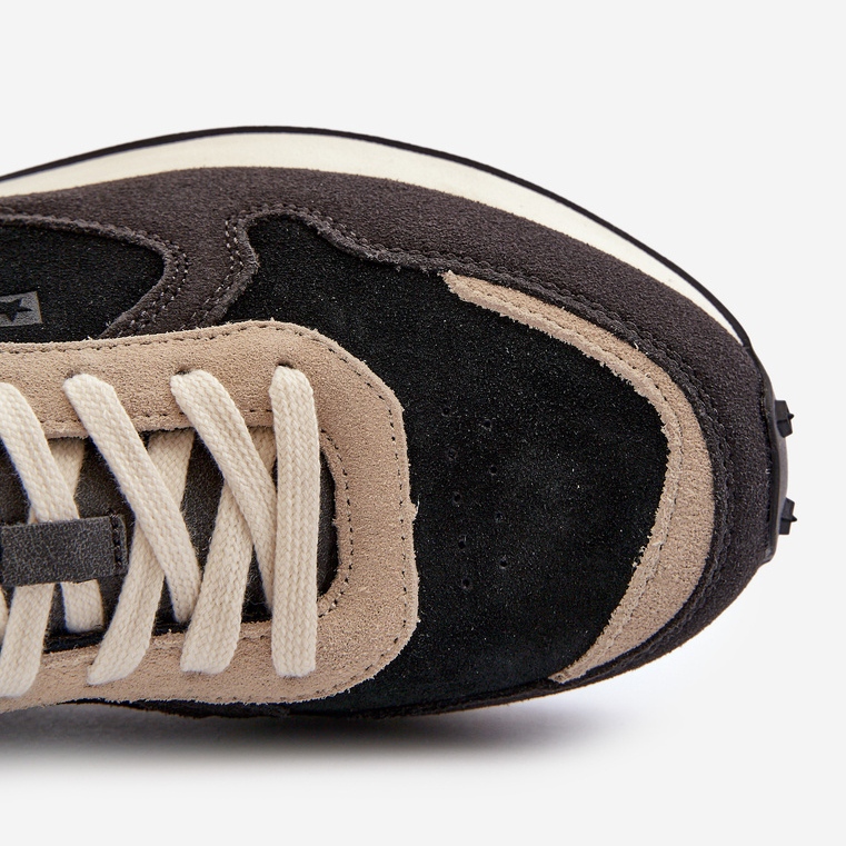 Tênis masculino Memory Foam System Big Star NN174357 preto 2