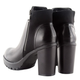 Botas de salto alto dd35p pretas preto 2 Botas de salto alto dd35p pretas preto 2