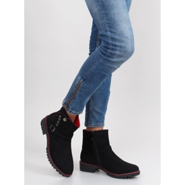 Botas Jodhpur com acabamento r112p Preto 1