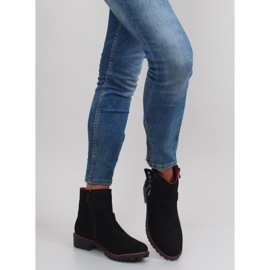 Botas Jodhpur com acabamento r112p Preto 2