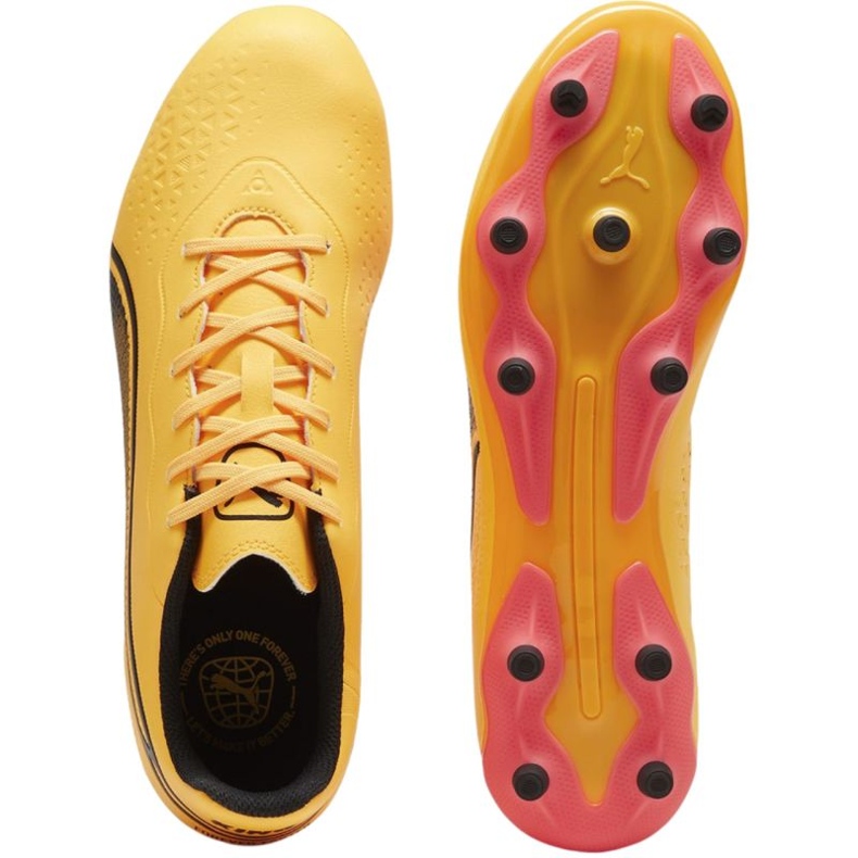 Chuteiras Puma King Match FG/AG M 107570 05 laranja 2