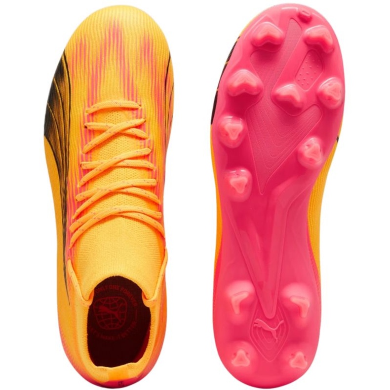 Chuteiras Puma Ultra Pro FG/AG 107769 03 laranja 2