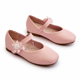 Miss Sapatilhas infantis brilhantes com fecho de velcro, rosa 2 Miss Sapatilhas infantis brilhantes com fecho de velcro, rosa 2