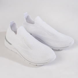 Sapatos de fitness femininos brancos 1