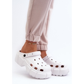 Chinelos femininos de espuma com sola maciça, Witima branco 2 Chinelos femininos de espuma com sola maciça, Witima branco 2