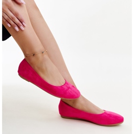 Sapatilhas rosa feitas de camurça ecológica Jala 1