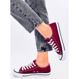 Tênis feminino clássico Basic Wine vermelho 2