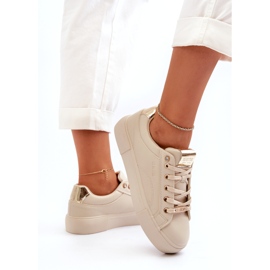 Tênis feminino Big Star NN274210 Bege 5