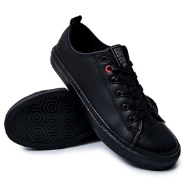 Tênis masculino de couro Big Star JJ174005 preto 3