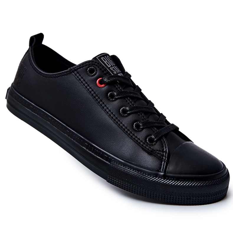 Tênis masculino de couro Big Star JJ174005 preto 5