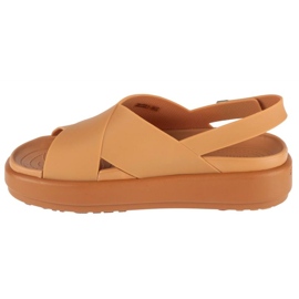 Sandálias Crocs Brooklyn Luxe Strap W 209407-2U3 marrom 1