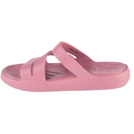 Sandália Crocs Getaway Strappy W 209587-5PG chinelos rosa 1