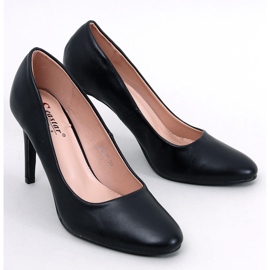 Linda Sapatos pretos com bico redondo 1 Linda Sapatos pretos com bico redondo 1