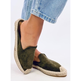 Chinelos de mulher Carmen Green alpargatas verde 2