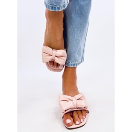 Chinelos Mili Pink com laço rosa 1