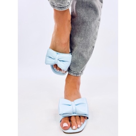 Chinelos Mili Blue com laço azul 1