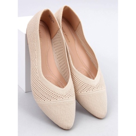 Sapatilhas de balé com aberturas de amêndoa Sotty Beige bege 1