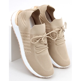 Lars D.BEIGE Tênis meia bege 2