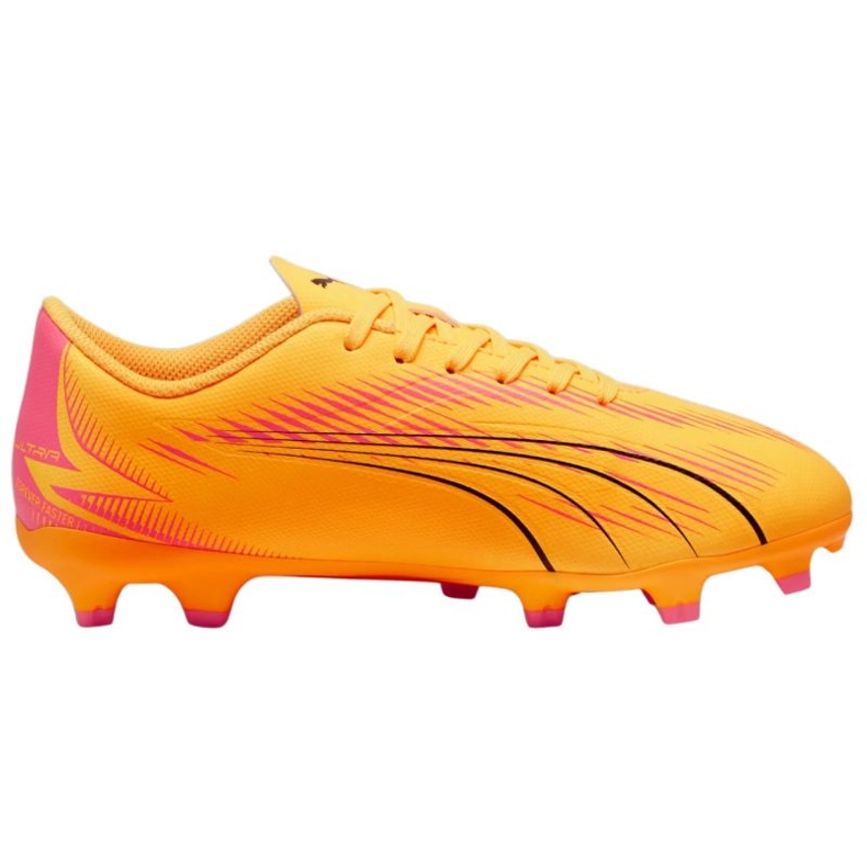 Chuteiras Puma Ultra Play FG/AG 107775 03 laranja 1