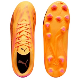 Chuteiras Puma Ultra Play FG/AG 107775 03 laranja 2