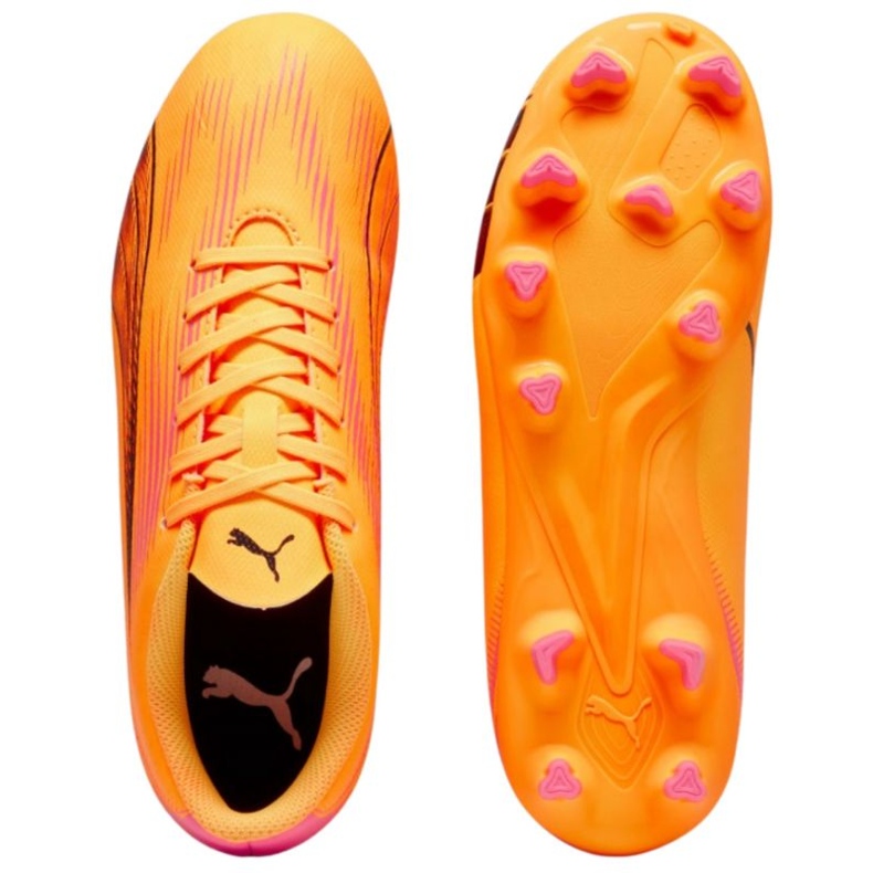 Chuteiras Puma Ultra Play FG/AG 107775 03 laranja 2