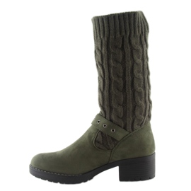 Botas de fio NC109 verde 1