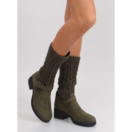 Botas de fio NC109 verde 2