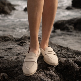 Marco Shoes Alpercatas Valência bege 1